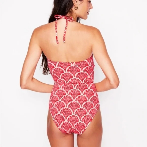 Boden Milos Smocked Bandeau Swimsuit new without tags - Picture 3 of 8